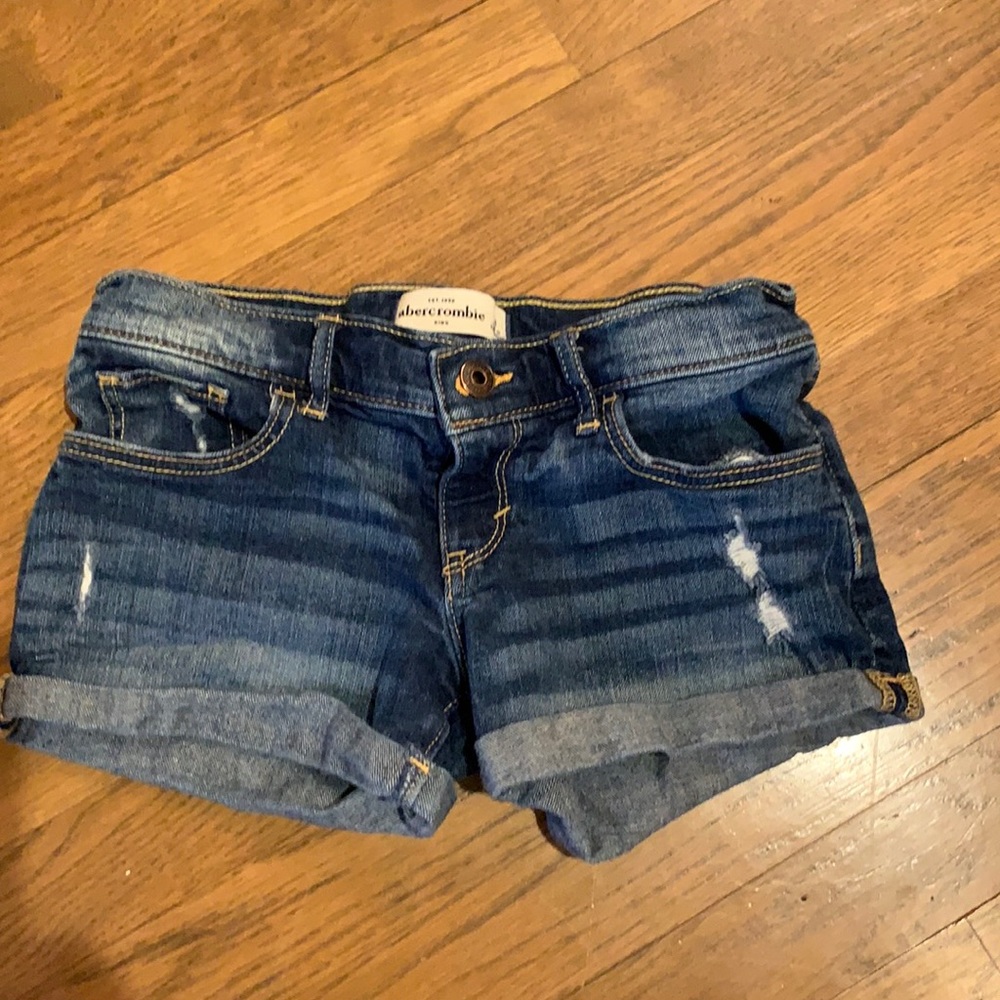 Abercrombie Girls jean shorts size 14